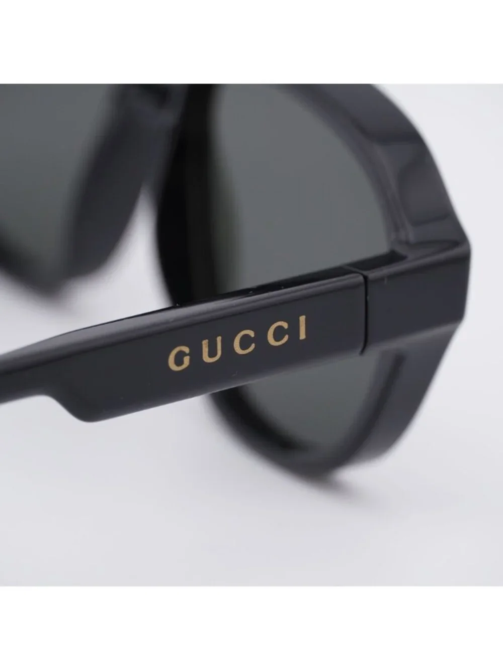 Gucci GG1239S 004 Sunglasses Black Aviator Frame, Grey Lenses
